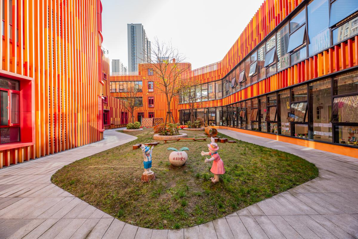 森林城分园中庭